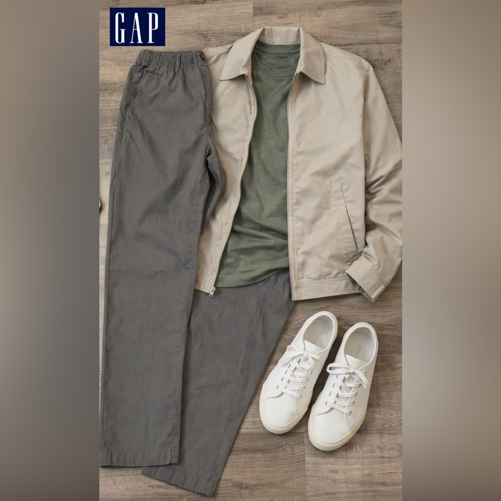 Gap Men’s Slim Pull-On Easy Pants - NWOT Shadow Grey - XS Short